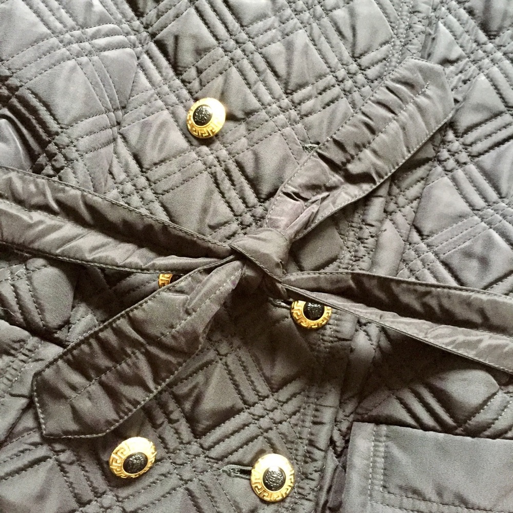 Rare VERSACE Vintage Quilted Jacket XS - Picture 13 of 17